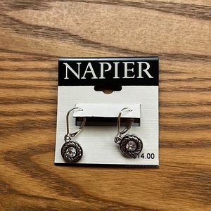 NWT Napier earrings silver